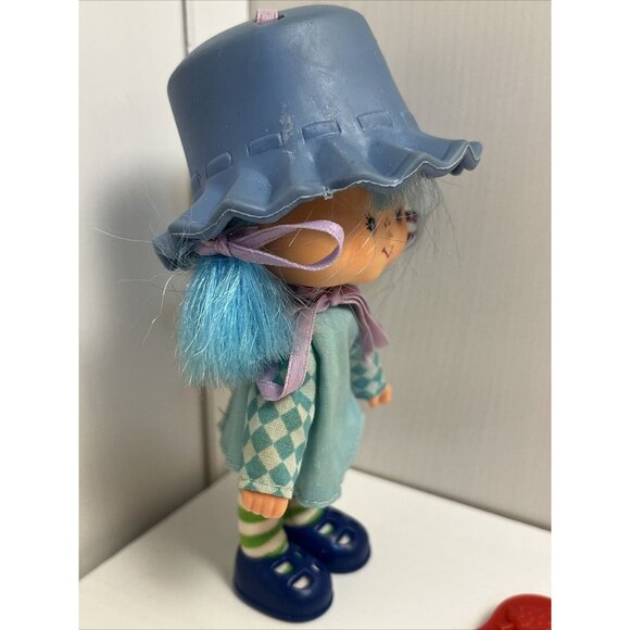 Vintage 80s Blueberry Muffin Strawberry Shortcake Doll  Cheesecake KENNER w/comb - Picture 2 of 13